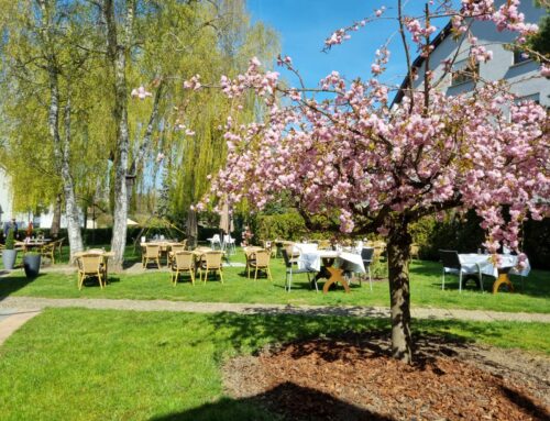 Beau temps? Mangez sur notre terrasse