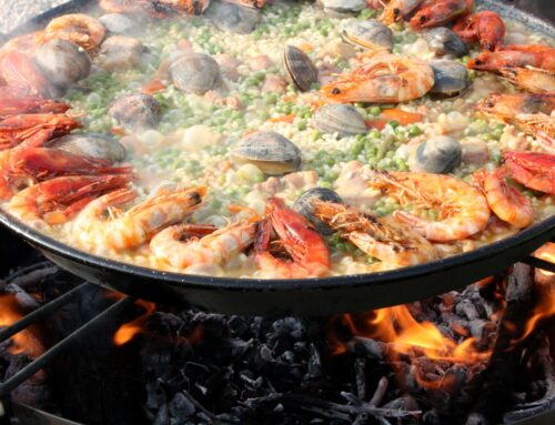 Scampis à volonté ou paella a volonté tous les vendredis soir